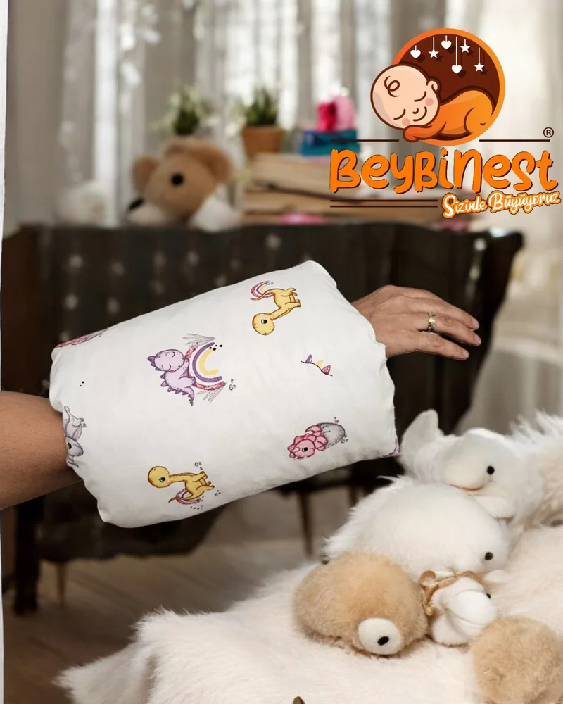 Beybinest Practical Breastfeeding Support Arm Pillow Cute Dinosaurs Breastfeeding Pillow