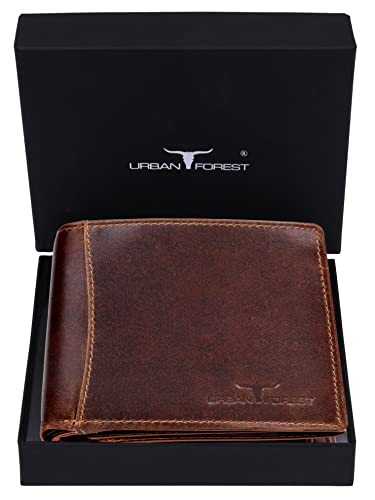 URBANFOREST URBAN FOREST Oliver Leather Wallet for Men, Caramel Brown, Two Fold Wallet - Image 2