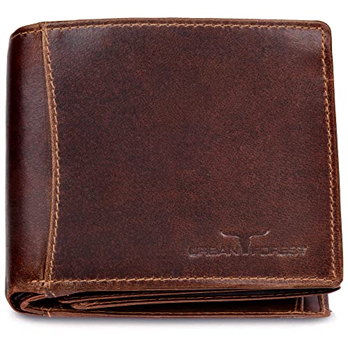 URBANFOREST URBAN FOREST Oliver Leather Wallet for Men, Caramel Brown, Two Fold Wallet - Image 1