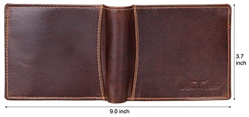 URBANFOREST URBAN FOREST Oliver Leather Wallet for Men, Caramel Brown, Two Fold Wallet - Image 5