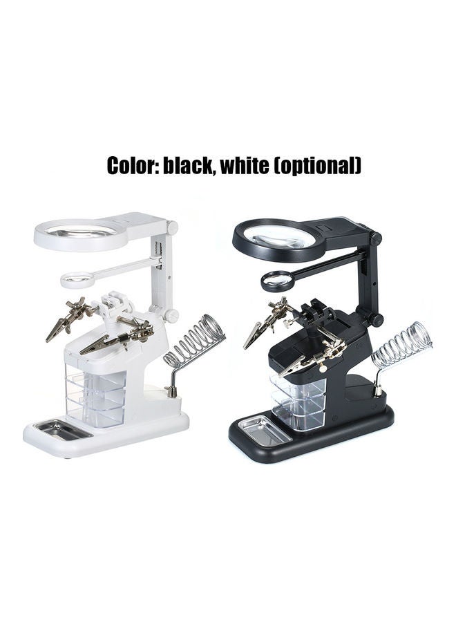 Loquat Desktop Magnifying Glass With LED Light Black - Image 4