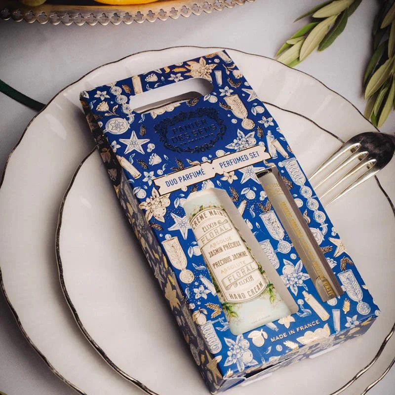 بانيير دي سينز مجموعة كريم يد وعطر الياسمين  مل +  مل