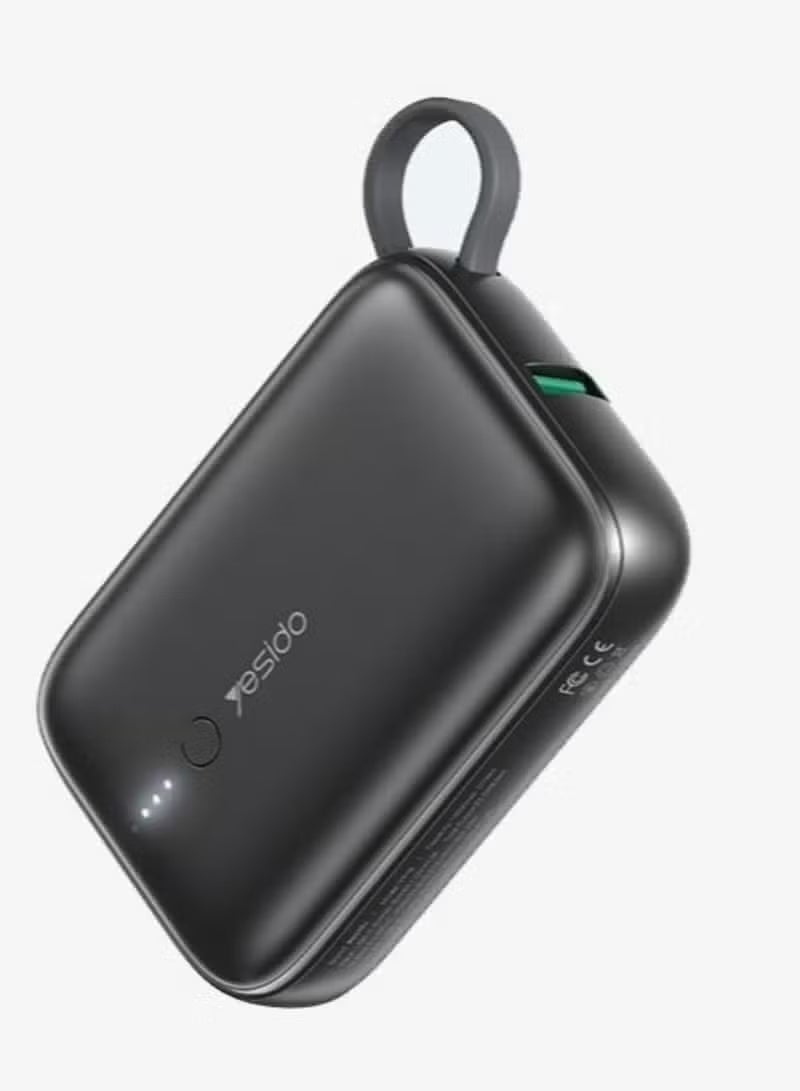 Yesido YP-18 Super Mini 10,000mAh Power Bank, Compact Portable Charger with PD3.0, QC3.0, FCP & AFC Fast Charging Support, High-Capacity Battery Pack for Smartphones, Tablets & Mobile Devices - Image 1