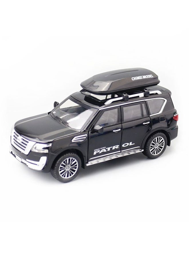 Nissan Patrol Diecast Alloy Car - Black Toy - Image 2