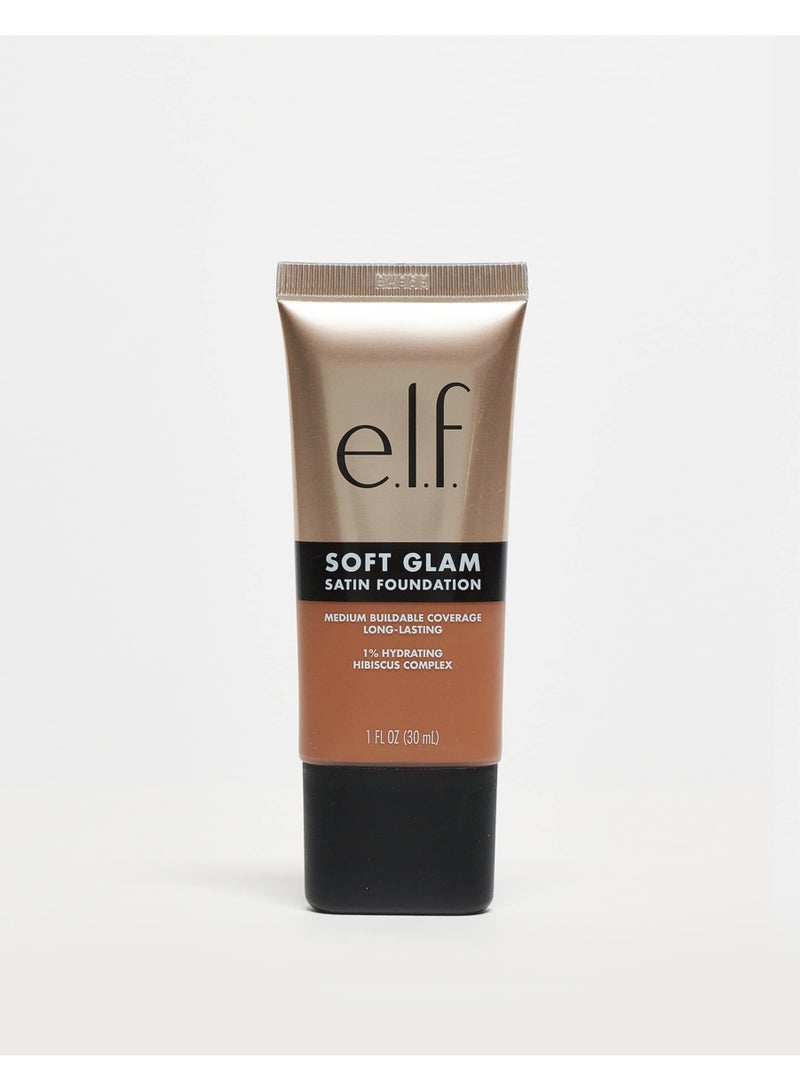 elf  Soft Glam Satin Foundation – 50 deep warm - Image 1