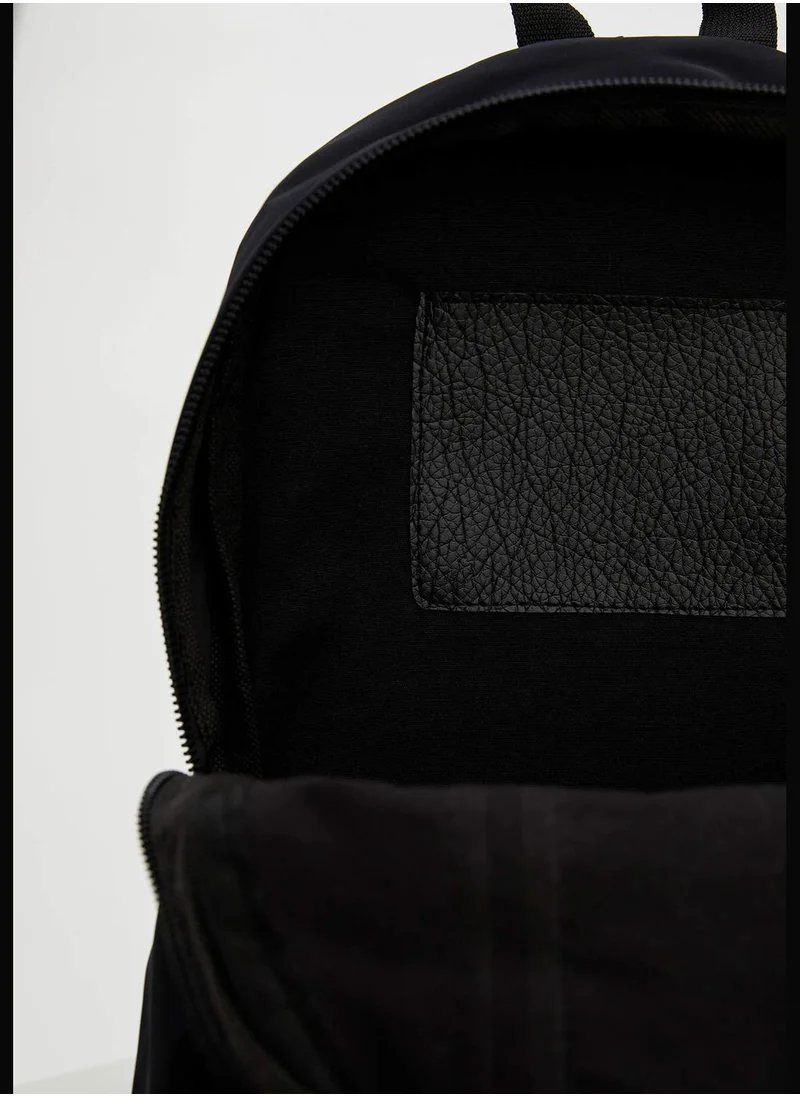 DeFacto Text Print Striped Backpack