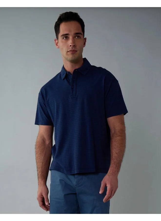 امريكان ايجل AE Textured Polo Shirt