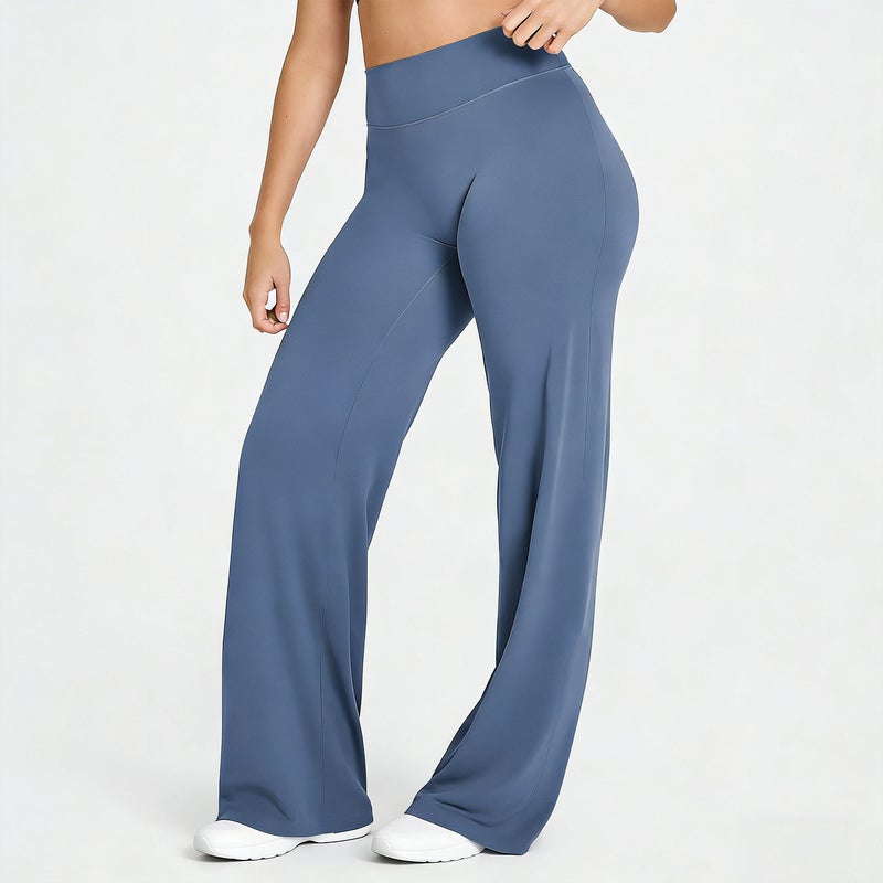 DFYN Women's Yoga Pants Wide Leg Straight Loose Fit Activewear - Image 1