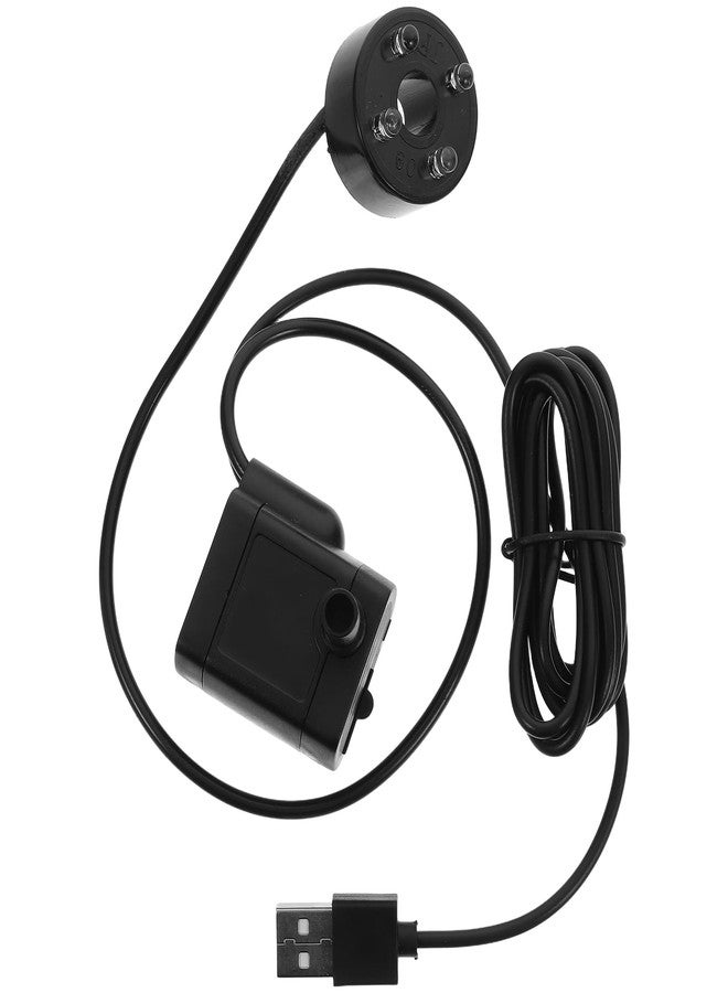 BESPORTBLE Micro Submersible Water Pump for Aquarium Fish Tanks and Garden Fountains Compact Quiet Usb Pump with Led Light for Rockery and Decoration - Image 1