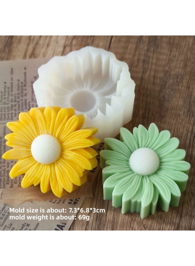Maamoul Mold - Silicone Candle Making Mold - Austin rose mold 7.5*2.7cm - DIY Aromatherapy Candle Mold, Handmade Wax Mold, Resin Casting, Soap Candle Craft, Epoxy Resin Mold - Image 5