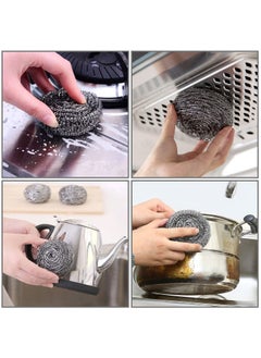SINCO Utility World Scrub Sponges, Steel Scrubbers Pad, Kitchen Cleaning Towel/Napkin Table Wipe and Floor Cleaning Duster/Pocha - Pack of 9  - Image 3