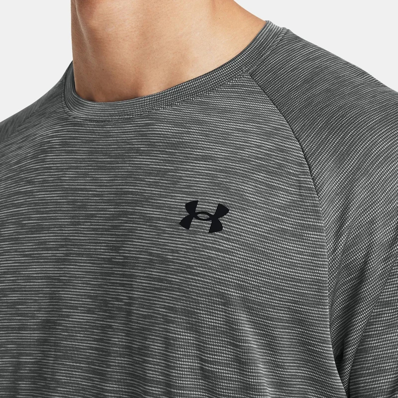 UNDER ARMOUR Grey Men's UA Tech Textured T-Shirt for Men | Best Price UAE