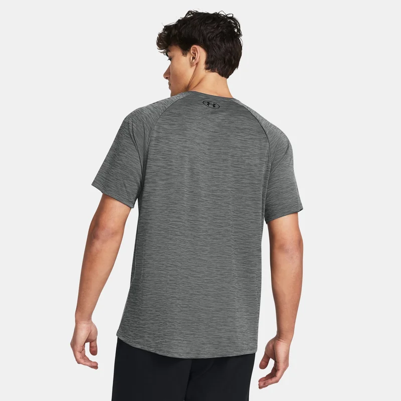 UNDER ARMOUR Grey Men's UA Tech Textured T-Shirt for Men | Best Price UAE