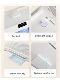 NKX Disinfection Double Layers Kitchen Dish Storage Box  - Image 5