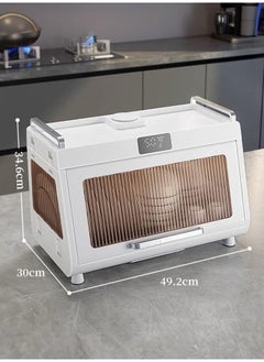 NKX Disinfection Double Layers Kitchen Dish Storage Box  - Image 1