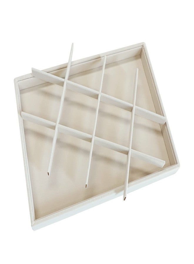 Stratalife Earring Organizer Stackable Jewelry Tray Removable Display Tray Organizer for Jewelry Necklace Earring Drawer Insert 12 Grid Beige - Image 4