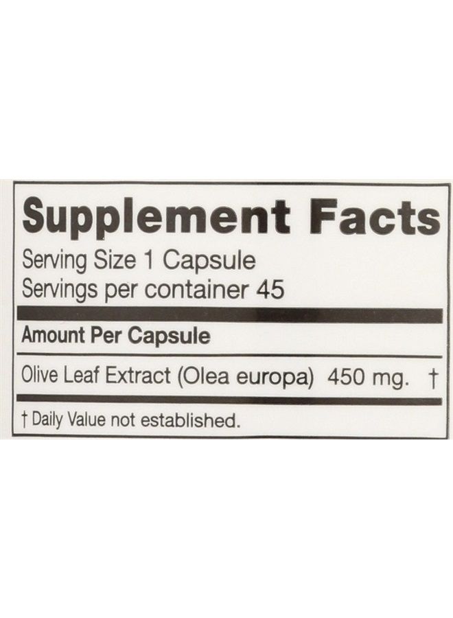 Seagate Products Olive Leaf Extract 450mg 45 Capsules - Image 1