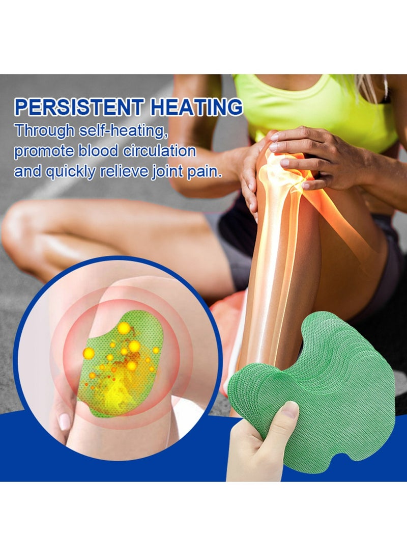 كاني إتش بي 12 PCS ركبة التصحيحات,تصحيحات تخفيف الألم,تسخين التصحيحات العشبية للركبة التصحيح,ملصق استخراج طبيعي للركبة,اليد والظهر والرقبة والكتف - Image 4