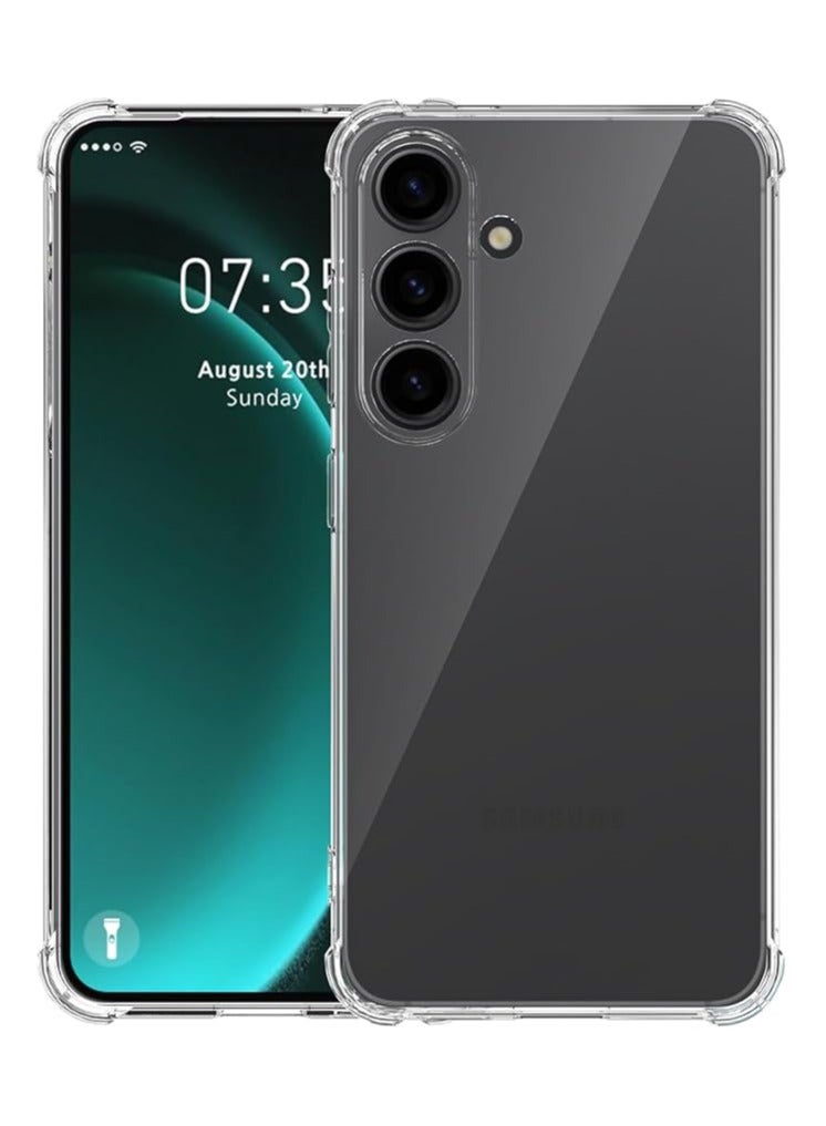 QIRG For Samsung Galaxy A16 Case, Crystal Slim-fit Soft TPU with 4 [Shock-Absorption] Corners Case for Samsung Galaxy A16, Clear - Image 2