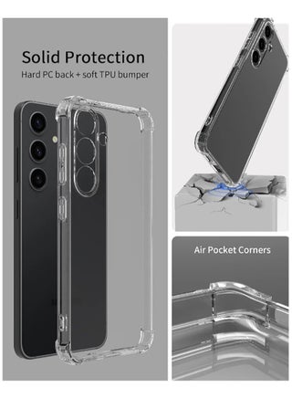 For Samsung Galaxy A16 Case, Crystal Slim-fit Soft TPU with 4 [Shock-Absorption] Corners Case for Samsung Galaxy A16, Clear - view 3
