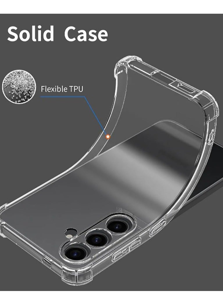 QIRG For Samsung Galaxy A16 Case, Crystal Slim-fit Soft TPU with 4 [Shock-Absorption] Corners Case for Samsung Galaxy A16, Clear - Image 4