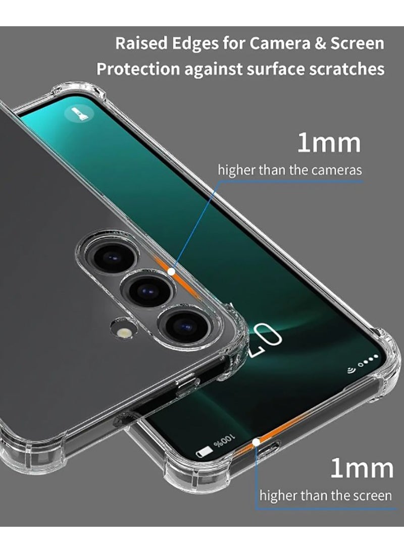 Generic - For Samsung Galaxy A16 Case, Crystal Slim-fit Soft TPU with 4 [Shock-Absorption] Corners Case for Samsung Galaxy A16, Clear - Image 1