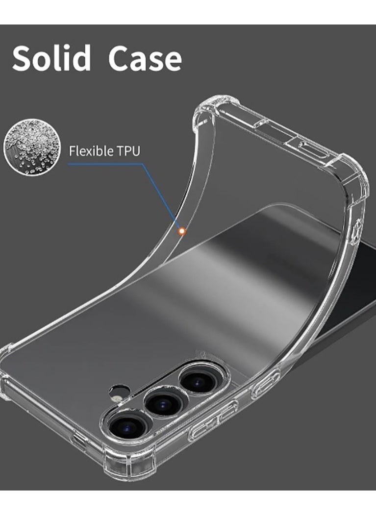 Generic - For Samsung Galaxy A16 Case, Crystal Slim-fit Soft TPU with 4 [Shock-Absorption] Corners Case for Samsung Galaxy A16, Clear - Image 1