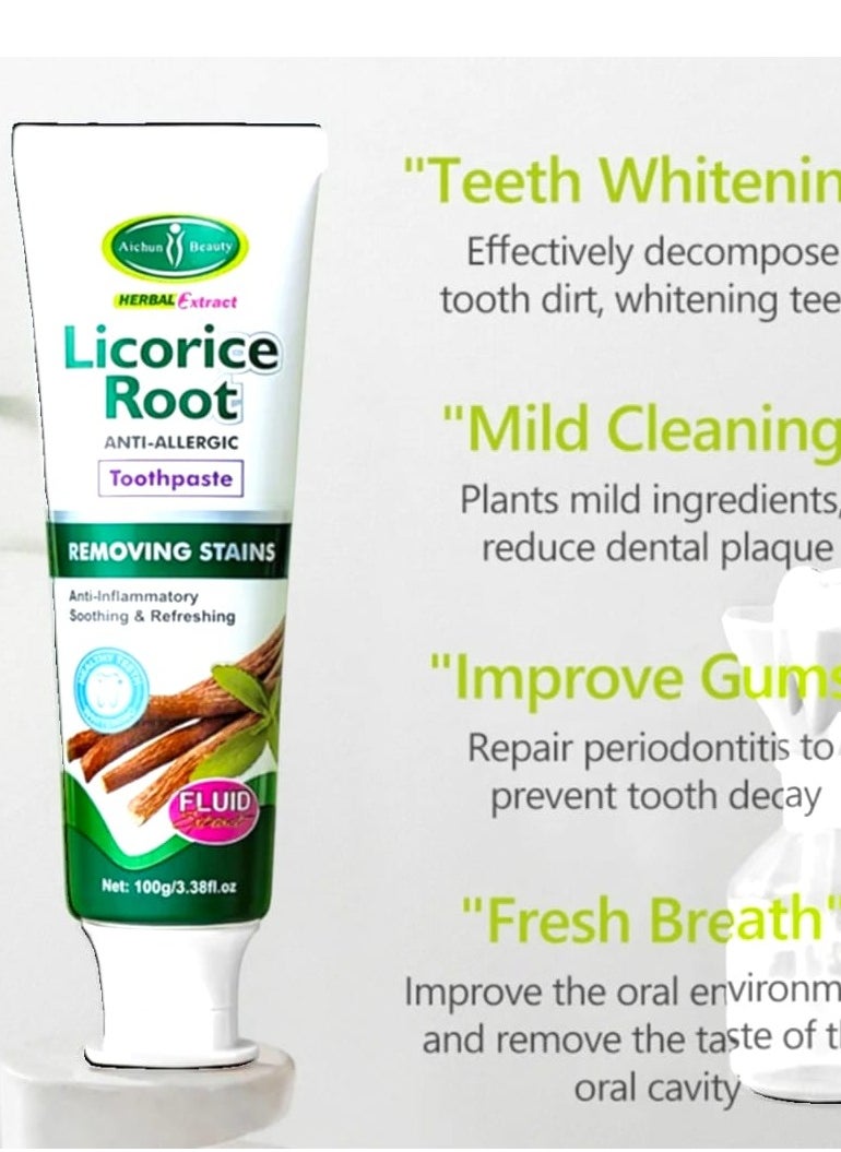 Licorice Root Whitening Toothpaste100 g - pzsku/Z3BC68B1261E39BD6BEF4Z/45/_/1728570184/77ec03af-01db-41d0-8cb8-52358f7ee81b