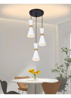 Best Power Modern 3-Lamp Chandelier 1062 with Metal Frame, E27 Base, 140cm Adjustable Length – Hanging Ceiling Light Fixture for Living Room, Dining Area, Bedroom (Bulbs Not Included)  - Image 2