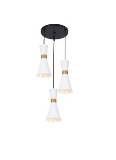 Best Power Modern 3-Lamp Chandelier 1062 with Metal Frame, E27 Base, 140cm Adjustable Length – Hanging Ceiling Light Fixture for Living Room, Dining Area, Bedroom (Bulbs Not Included)  - Image 1