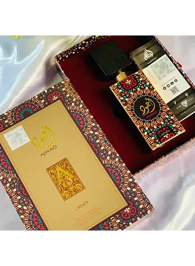 Lattafa Ajwad Long Lasting Imported Eau De Perfume 60 Ml 2.04 Fl.Oz. - Image 3