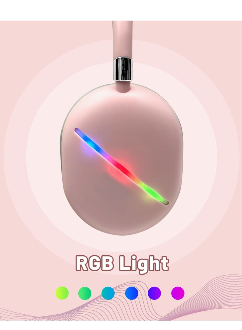 GULFLINK 400mah Cat Ears Wireless Bluetooth Headphones for Teens Adults White - Image 2