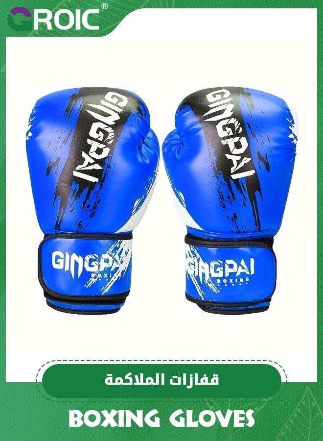 GROIC Boxing Gloves,Kickboxing Gloves,Muay Thai Gloves,Adult Heavy Punching Bag Gloves,Boxing Gloves for Punching Bag, MMA, Muay Thai and Training - Image 2