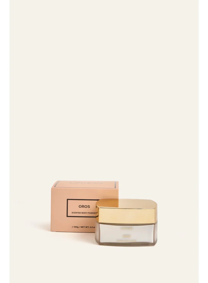 Louzan Louzan Oros Perfumed Body Powder 100gm – Italian Lemon, Strawberry & Vanilla Scented Talc