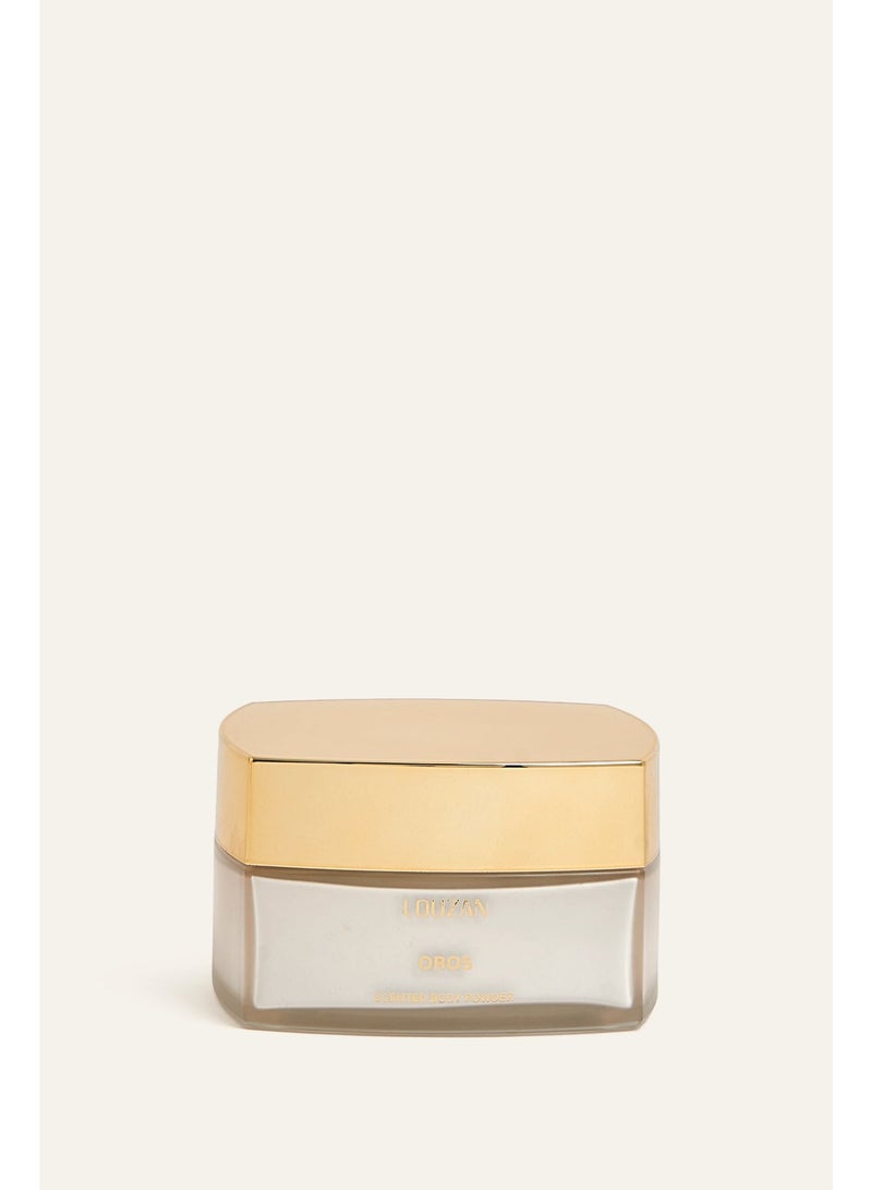 Louzan Oros Perfumed Body Powder 100gm – Italian Lemon, Strawberry & Vanilla Scented Talc - Image 2