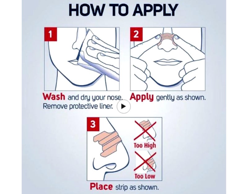 Breathe Right Nasal Strips Clear Small/Medium 30 Count (Pack of 2) - Image 5