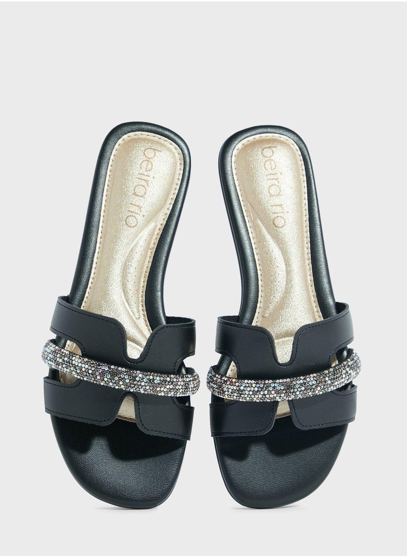 Beira Rio Blake Single Strap Flat Sandals  - Image 4