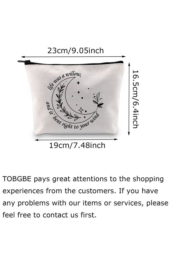 TOBGBE Album Lyrics Inspired Gift Music Lover Makeup Bag Song Lyrics Gift Singer's Merchandise (Your Wind) - Image 2