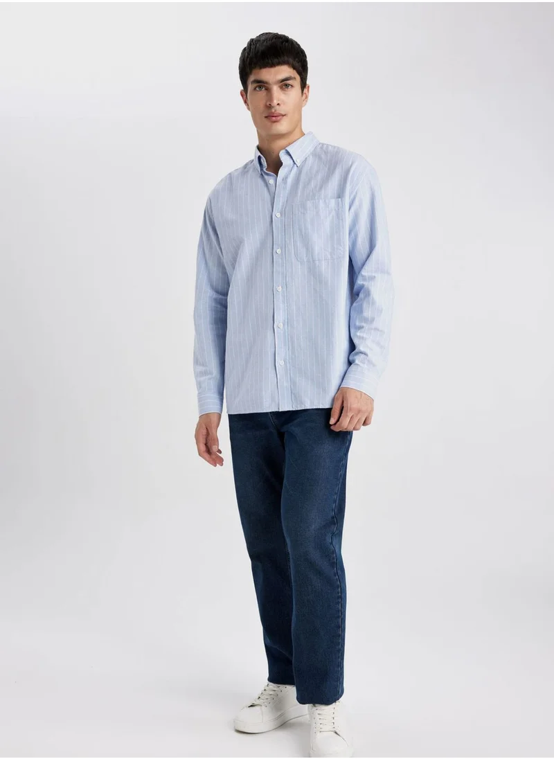 DeFacto Man Relax Fit Long Sleeve Shirt