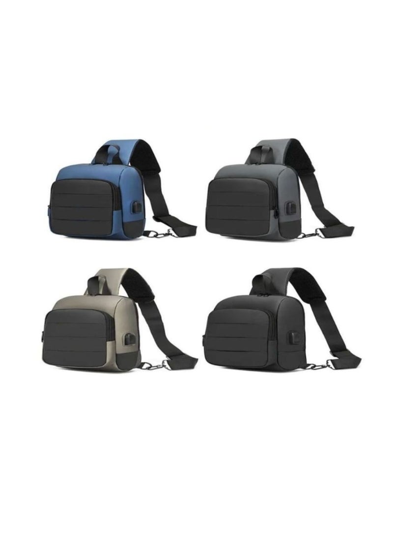 شنطة كتف مقاومة للماء 3×1 موديل 801 – تصميم متعدد الاستخدامات عملي وأنيق