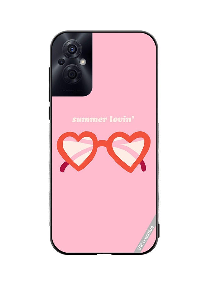 VR CREATIVE Protective Case Cover For Oppo Reno8 Z Summer Lovin Design Multicolour - Image 1