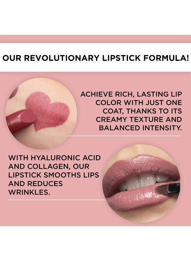 ARTDECO Perfect Color Lipstick - Royal Rose - Glide-On Lipstick with Rich Color & Plumping Effect - Creamy, Pearly Finish - Hyaluronic Acid - Long Lasting - Lip Plumper - Lip Care - Makeup - 0.14 Oz - Image 5