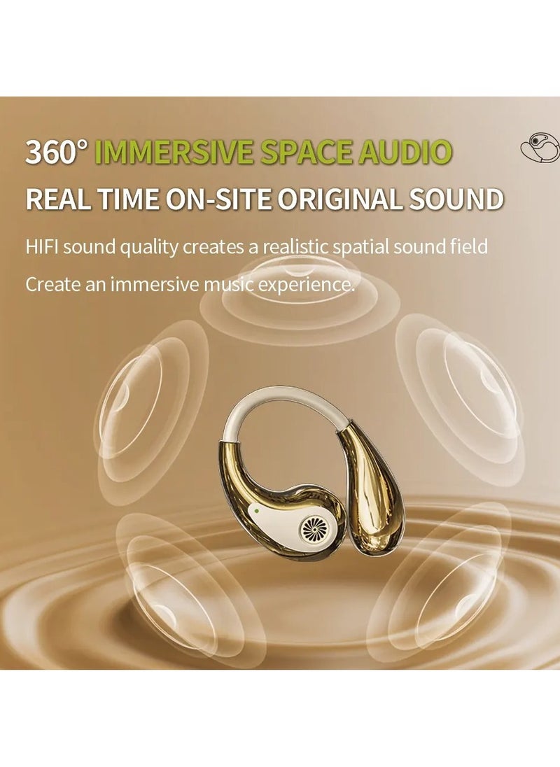 Generic - Open Ear ENC Call Noise Reduction Color Touch Screen TWS Intelligent 144 Ai Language Translation Earbuds for Android, Windows, iOS - Smart Wireless Bluetooth Earphones with Enhanced Call Quality and Clear Audio - Image 1