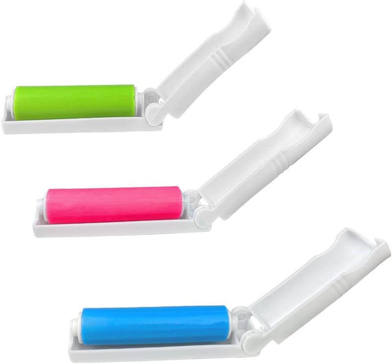 SENTAVIL Efficient Lint Remover Roller Quick and Easy Fabric Care 3 pc Multi Color - Image 1