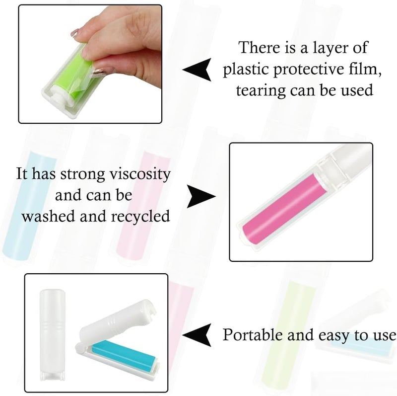 SENTAVIL Efficient Lint Remover Roller Quick and Easy Fabric Care 3 pc Multi Color - Image 4