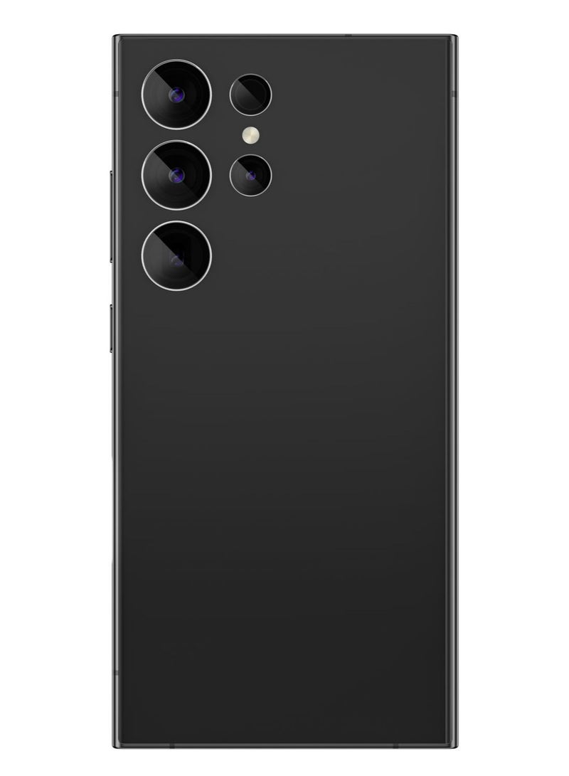 AMAZINGthing Supreme Samsung Galaxy S24 Ultra Tempered Glass Camera Lens Protector Aluminum AR Lens Defender - Clear - Image 2