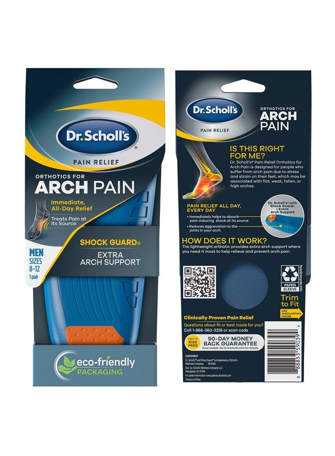 Dr. Scholl's Pain Relief Orthotics For Arch Pain For Men - 1 Pair (Size 8-12) - Image 2