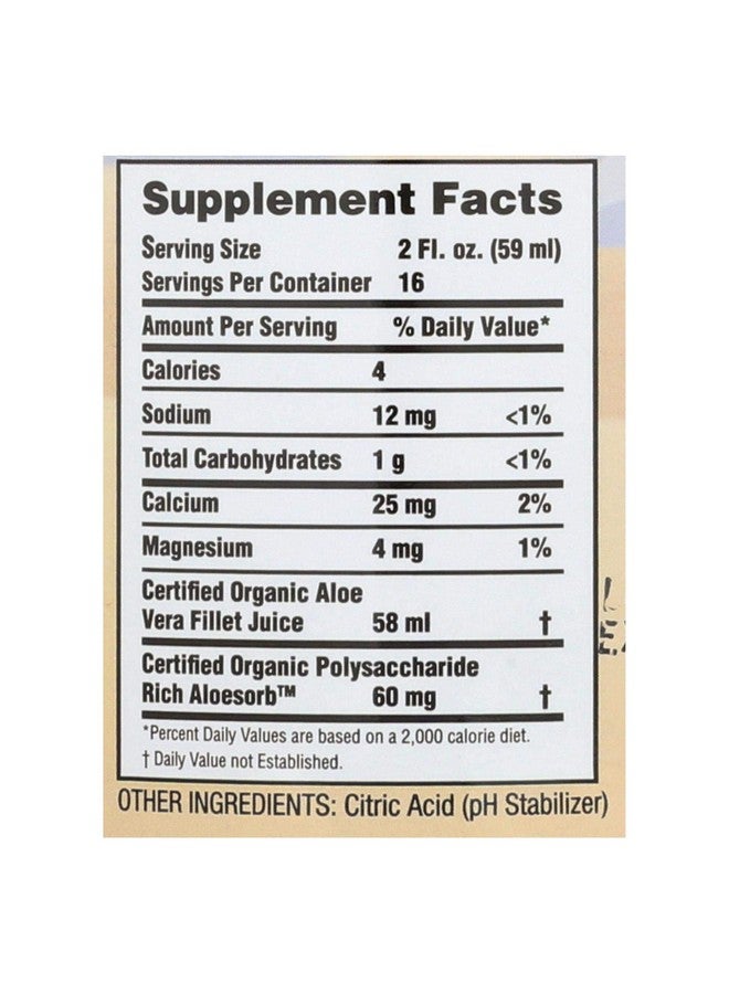 Lily Of the Desert Aloe Vera Juice organic No preservatives - 32 oz - Liquid ( Multi-Pack)  - Image 3