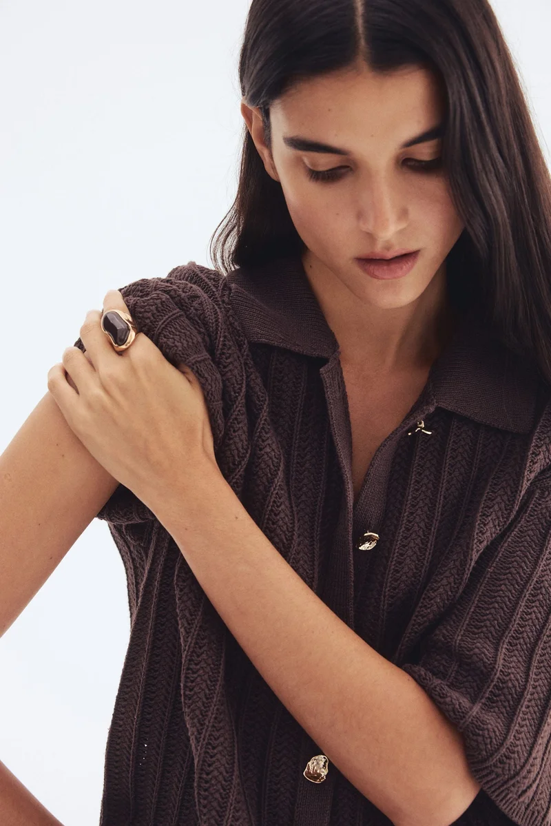 H&M Crochet-look cardigan