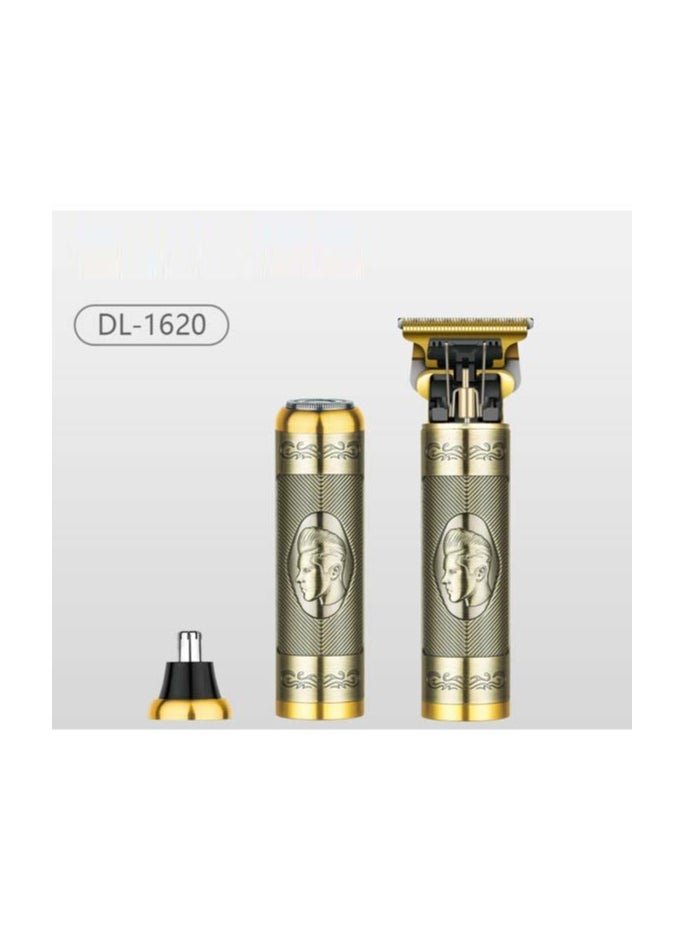 TIGER 3-in-1 Men’s Electric Grooming Kit with USB Rechargeable Trimmer – Versatile Beard, Nose, and Body Shaver Attachments – Waterproof Design for Precise Grooming and Styling – Portable and Cordless Hair Trimmer for Home and Travel Use - Image 3